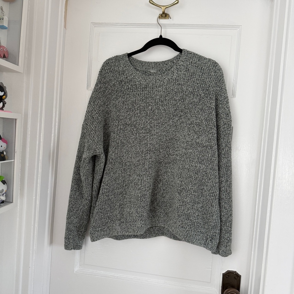 Loft Marled Blue Green Sweater
